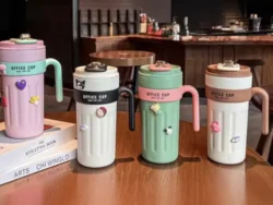 Vaso Termico Office Cup Con Manija Y Sensor Digital WD865 650ML