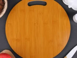 Tabla Para Cortar de Bambú 202034 30cm Madera Asado Verduras Frutas