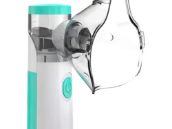 Nebulizador Mesh JSL-W303 Inalámbrico Portátil Verde Claro 18mL