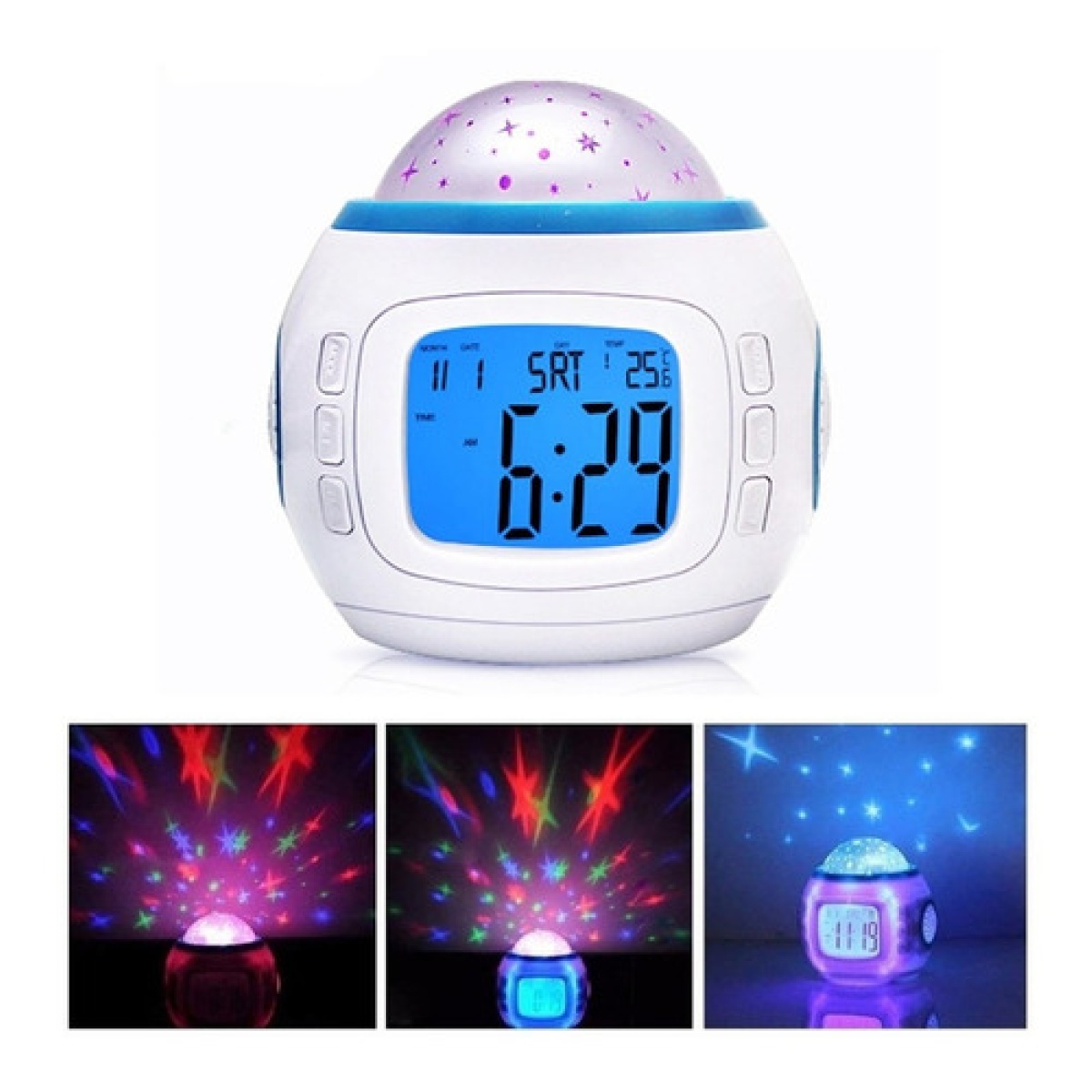 Reloj despertador Proyector de Estrella REJ-121009