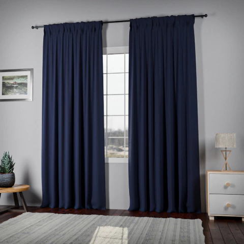 Cortinas Blackout Textil Living 130x210 2 Paños