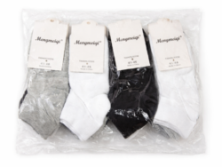 Medias Cortas Unisex Pack x12 Mengmeigi 41-46 MMFS0002