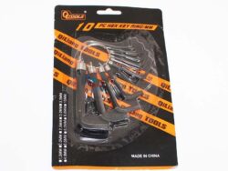 Juego de 10 llaves Allen Hexagonales QTools 6175