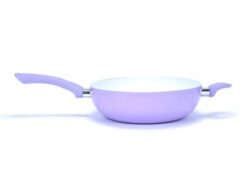 Wok Sarten Cerámica Antiadherente Carol Linea Soft 26cm Sin tapa N°47127
