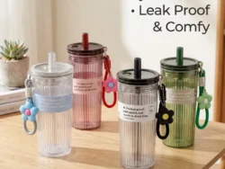 Vaso Acrilico con Sorbete Llaverito y Tapa Hermética WF01