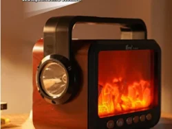 Radio Parlante C/ Linterna FP-337 23,8*12,9*19,4cm Efecto Flama