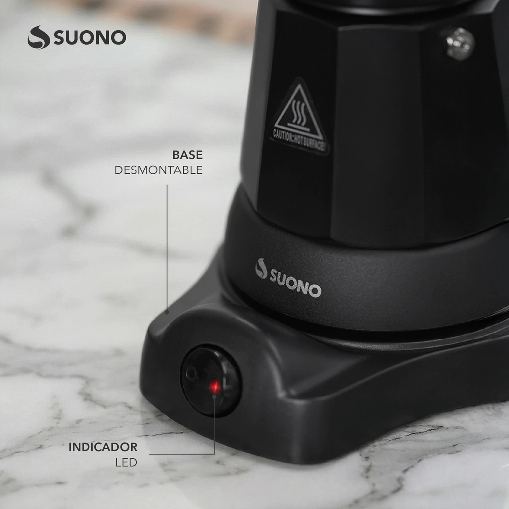 Cafetera Tipo Italiana Eléctrica Suono HOG0224 - Image 2