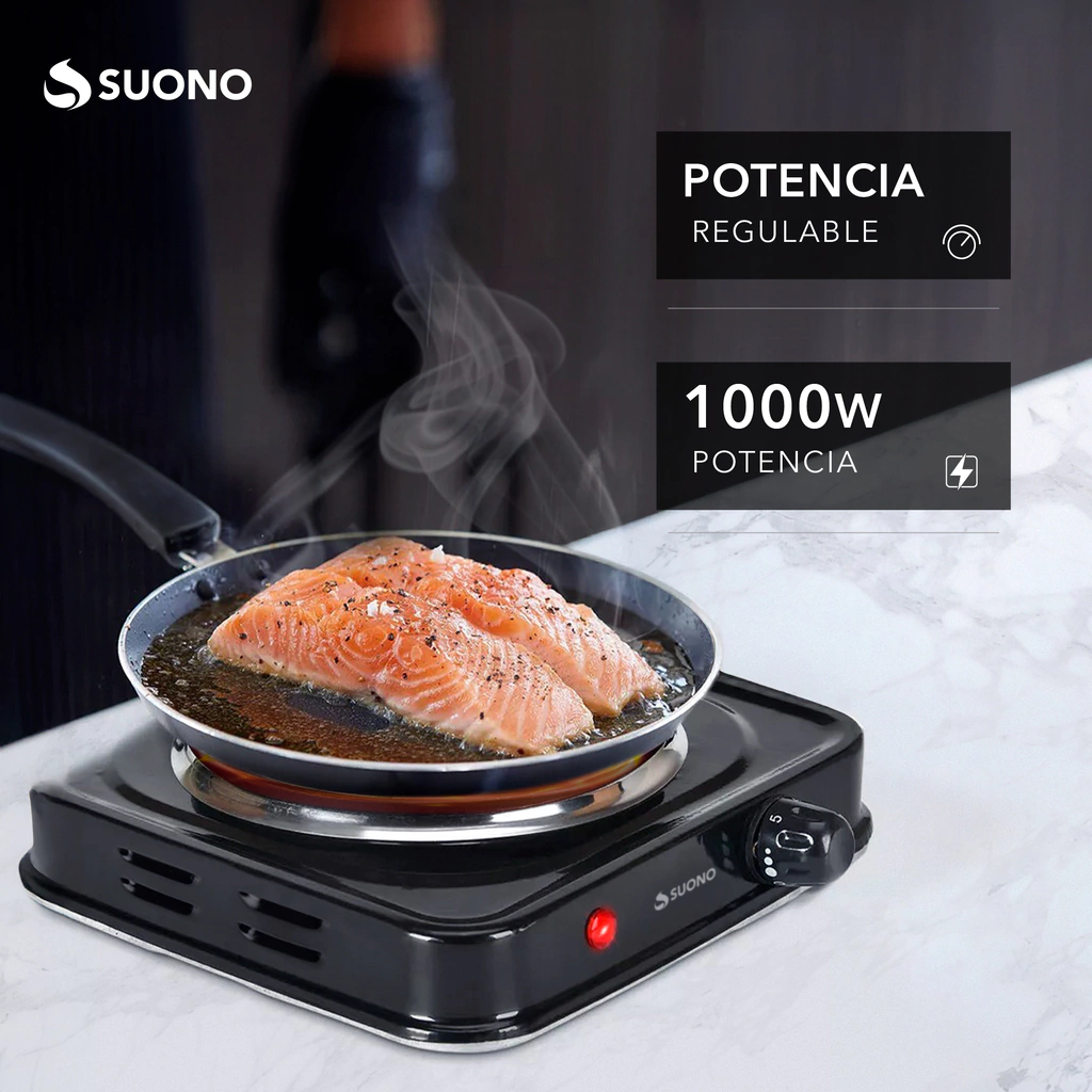 Anafe Eléctrico 1 Hornalla 1000W HOG0284 - Image 6