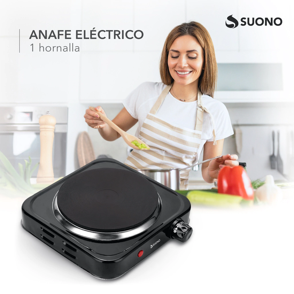 Anafe Eléctrico 1 Hornalla 1000W HOG0284 - Image 2