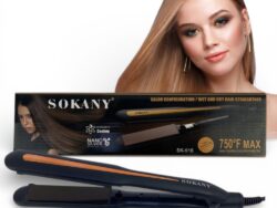 Plancha Alisadora De Pelo Sokany SK-916 750°F