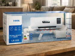 Calefactor y ventilador PTC de pared LX-333 1800W X-1656