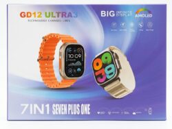 Reloj Smartwatch GD12 Ultra 3 7 Mallas en 1