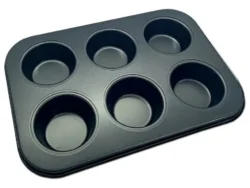 Molde 6 Muffins Cupcakes Placa Teflón Livorno 202559