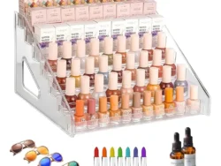 Organizador Acrilico 2292 De Esmaltes Y Uñas 7 Niveles Multiusos