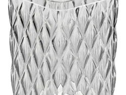 Porta Hisopos Y Algodon Carol Acrilico Con Tapa Labrado Baño ART. 14217/14216/14214/15794/15795