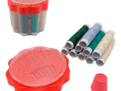 Set Costura Hilo Aguja Dedal Centimetro