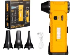 Soplador Aire Turbo Recargable Potente Para Auto Pc Hogar F020