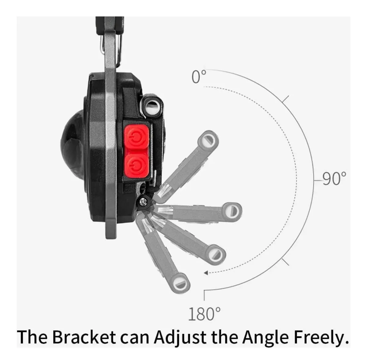 Llavero Linterna Tactica Luz Encendedor Gancho Destornillador W5147 - Image 5