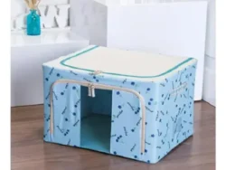 Canasto Organizador Para Ropa Estructura Plegable Con Cierre