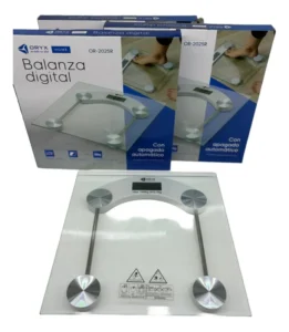 Balanza Digital Oryx Or-2025r Vidrio 180kg Baño