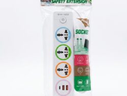 Zapatilla Electrica Alargue W-H1102U 3 tomas 2 USB 1 TC CNW-22101