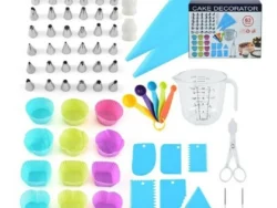 Set Picos Pasteleros 63 Piezas Manga Cornet Decoracion Torta Melech-488