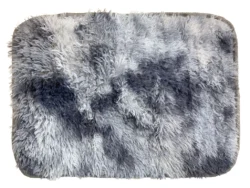 Alfombra Flannel Blanco Paris Poliester 40x60cm