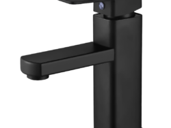 Griferia De Baño Cuadrada Negro Suono HOG0290