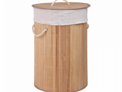 Cesto Canasto Bambú Laundry Marrón Para Ropa HOG0700MAR