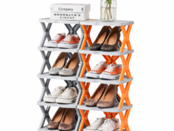 Rack De Zapatos 5 Niveles Negro HOG0676