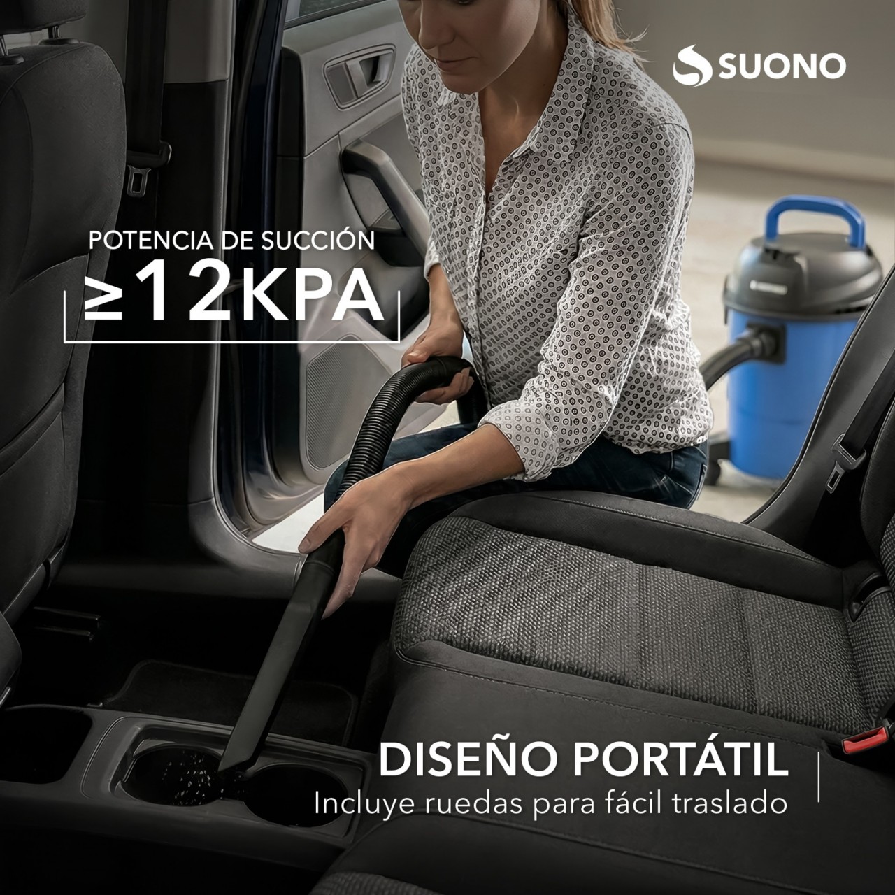 Aspiradora De Tacho 10L 600W Azul HOG0402AZU - Image 3