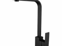 Grifería Monocomando Para Cocina Negro Cuello Largo HOG0138