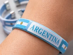 Tubo x 12 Pulseras De Argentina 2026WC-11