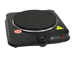 Anafe Eléctrico Oryx Negro 1 Hornalla 1000w 5 Potencias 220v HPS104