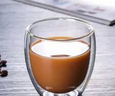 Taza Vaso De Vidrio Doble Pared Sin Asa 250ml Hogar Actual