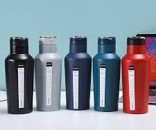 Botella Térmica Acero Inoxidable 500ml Caja Azul Wine Red