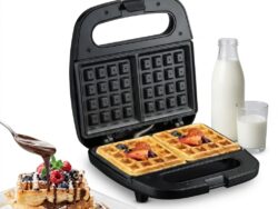 Waflera OM Con Placas Antiadherentes OM-4003