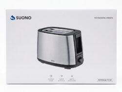 Tostadora 2 Panes 750W Suono HOG0467ACE Acero