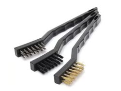 Set X3 Cepillos Matricero Bronce Acero Nylon 3pc Wire Brush C2279