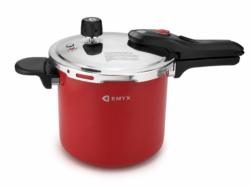 Olla a Presion ORYX Roja con Cierre de Seguridad