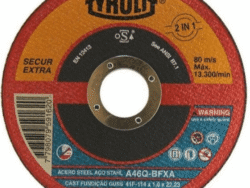Set de 25 Discos Recto De Corte 4 ½" 114x1.0x22 Tyrolit