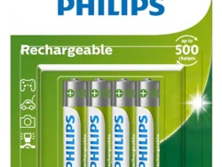 Pack 4 Pilas Philips Aaa Recargables Nimh 1000mah 1.2v