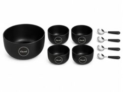 Set X9 De Postre Bowls Y Cucharas Carol 53006 - FNE