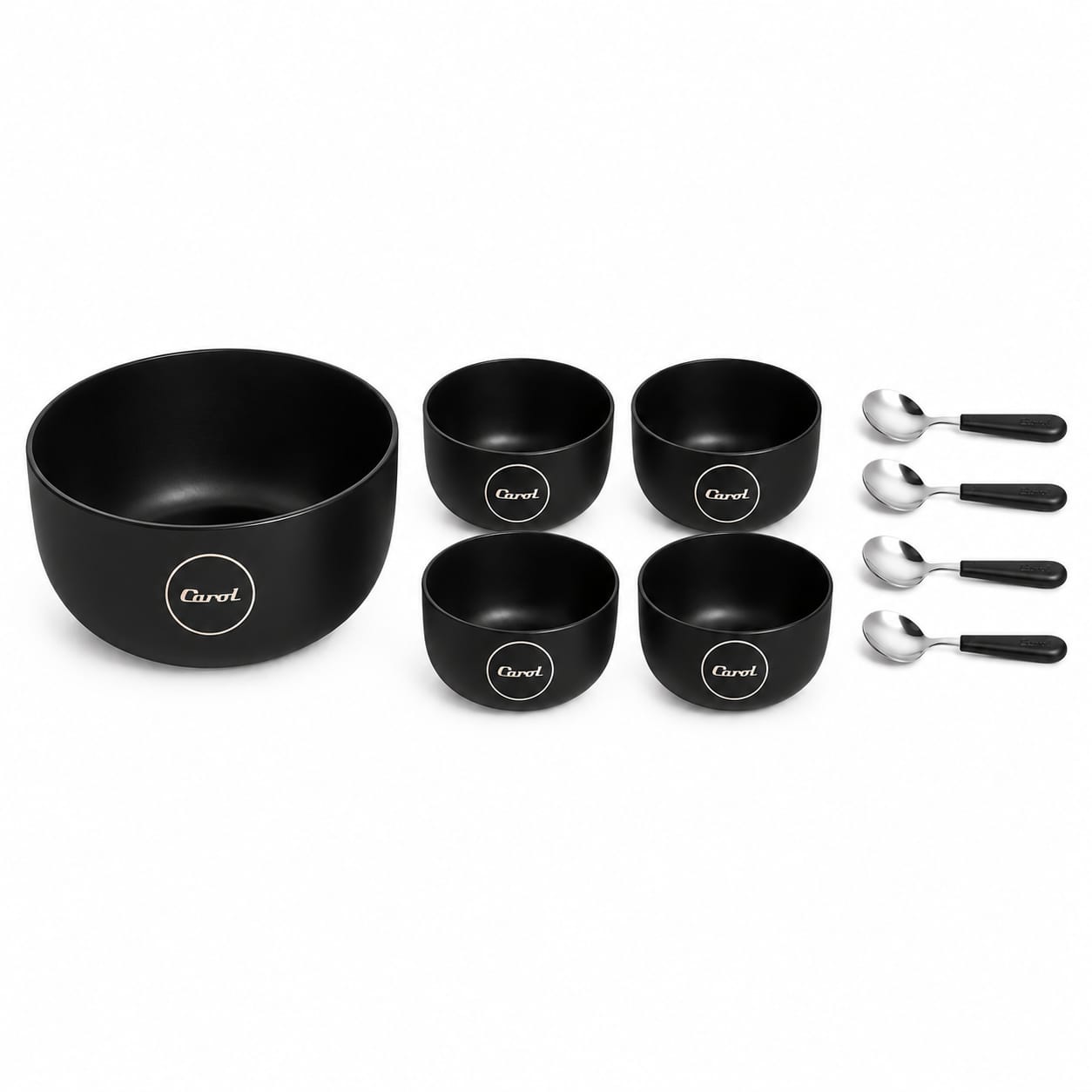Set X9 De Postre Bowls Y Cucharas Carol 53006 - FNE