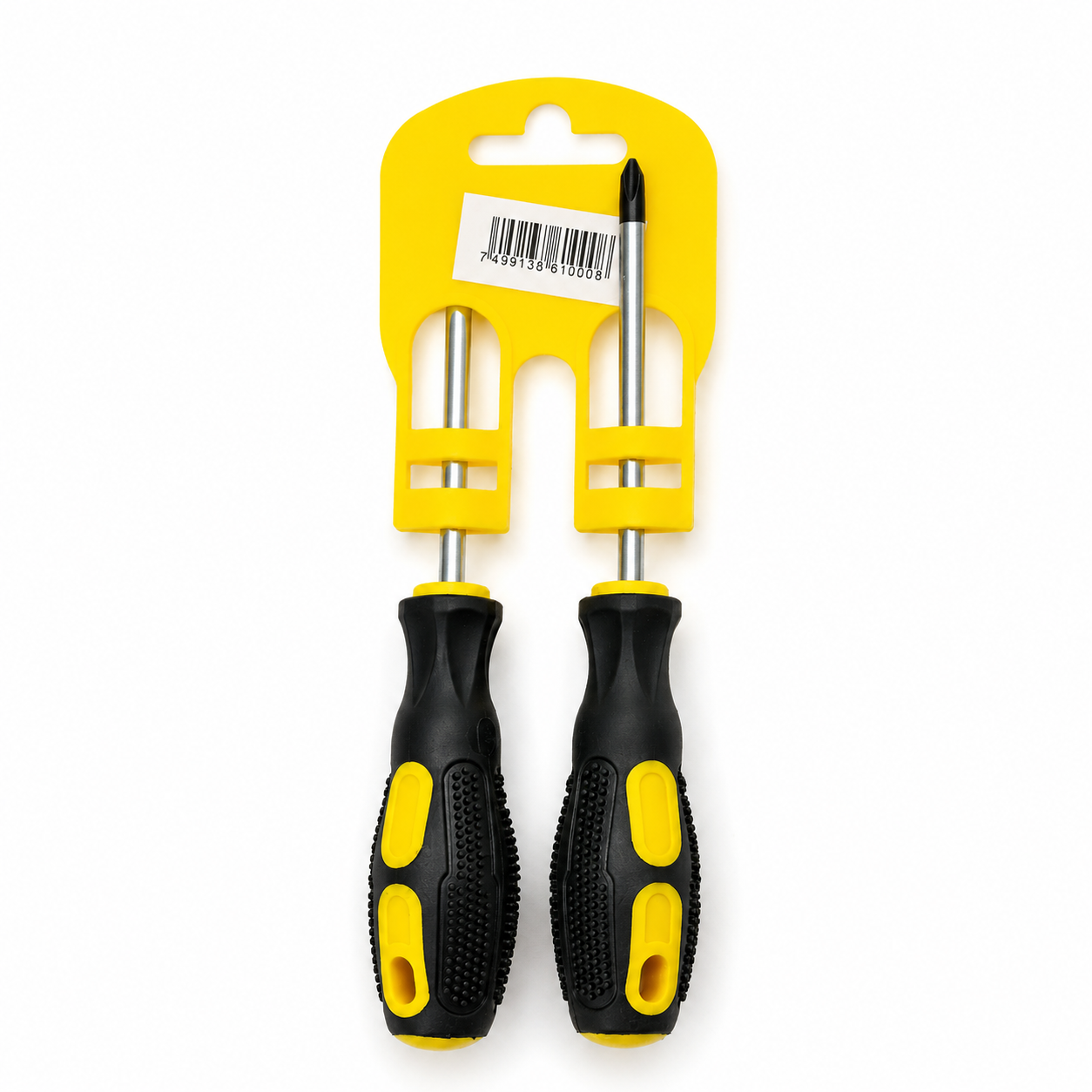 Set x2 Juego de Destornilladores Plano y Philips Reforzado BQ104N22