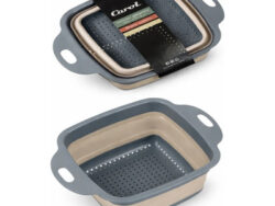 Colador Escurridor Plegable Carol Rectangular Silicona 17131 28.5x21.5x8cm