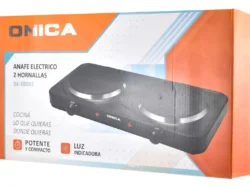 Anafe Electrico Onica 2 Hornallas 2000w Control Temperatura