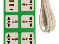 Zapatilla Electrica 8tomas Multinorma +3usb +1tc Pata Argentina NO.808U