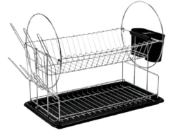 Secaplato Escurridor Vajilla Cocina Con Bandeja 2 Pisos WL2605