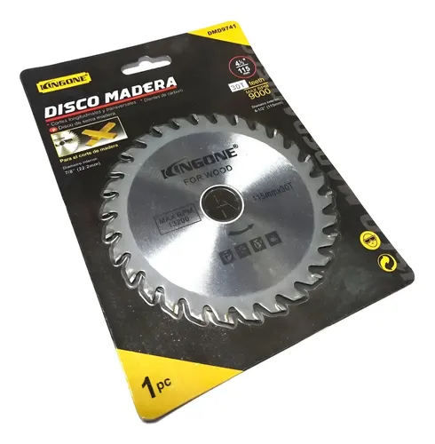 Disco Sierra Circular 115mm 40 Dientes Para Madera Color Acero Inoxidable DIM1151